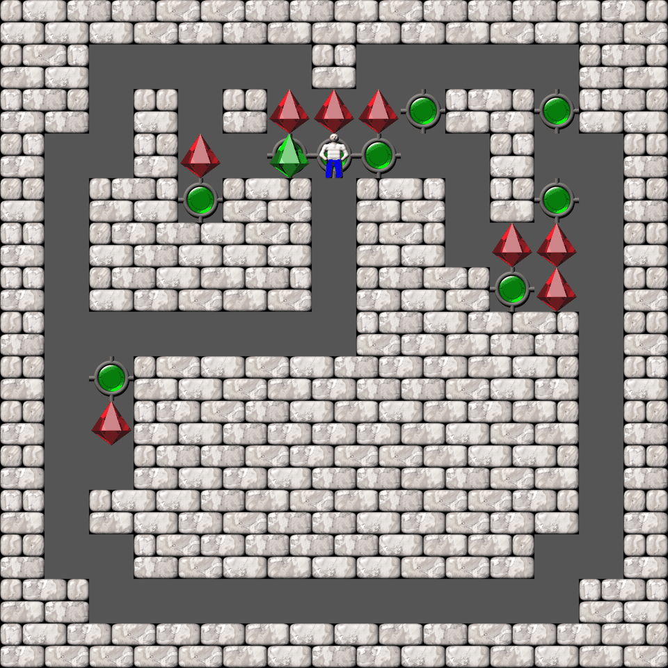 Сокобан More Bugs collections уровень 385